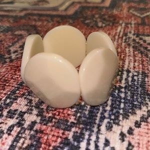 Vintage White Bakelite Bracelet